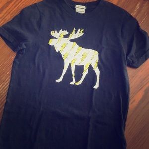 Navy Abercrombie Muscle Tee